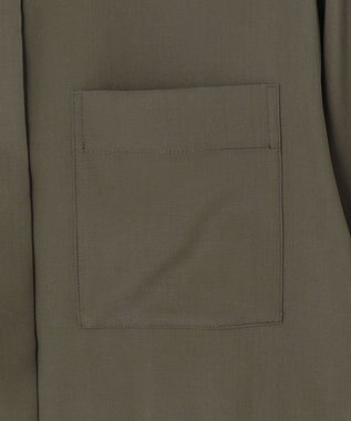 J.PRESS LADIES S RELAXION Sheer ボイル ブラウス カーキ系