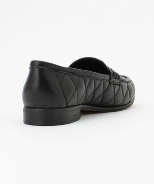 23区 キルティング ローファー ブラック系