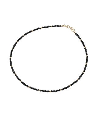 Green Parks カットガラス２連ネックレス Gold