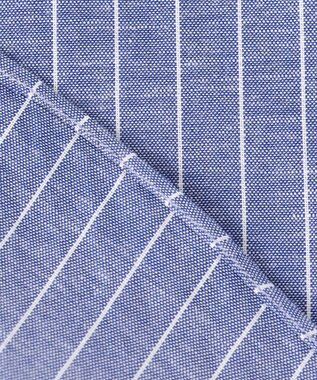 J.PRESS MEN 【WEB・一部店舗限定】コットンリネンストライプシャツ ネイビー系1