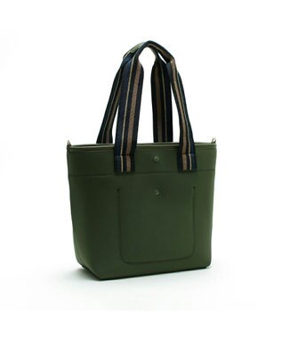 A.D.M.J. 【魔法の様に軽い】マジックライト/フラッグワッペンデイリートート30cm カーキ