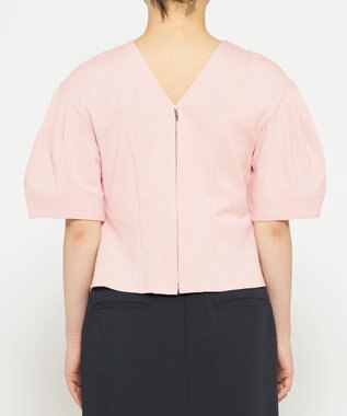 uncrave 【接触冷感・UVカット】ダブルフェイスジャージー 2WAYブラウス（uncrave STANDARD） ピンク