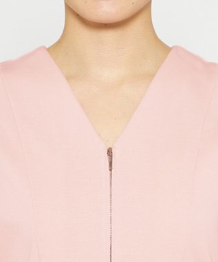 uncrave 【接触冷感・UVカット】ダブルフェイスジャージー 2WAYブラウス（uncrave STANDARD） ピンク