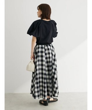 Green Parks ・ＳＵＧＡＲ　ＳＰＯＯＮ　バルーンスリーブＴシャツ Black