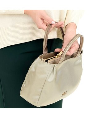 IBIZA プリード　ナイロン　2WAYバッグ アイボリー