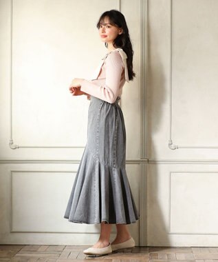 Green Parks ・ＥＬＥＮＣＡＲＥ　ＤＵＥ　デニムマーメイドスカート Gray