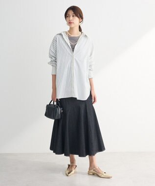 Green Parks ・ＥＬＥＮＣＡＲＥ　ＤＵＥ　デニムマーメイドスカート Black