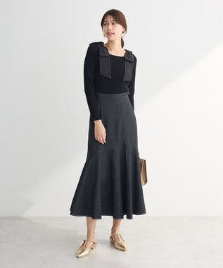 Green Parks ・ＥＬＥＮＣＡＲＥ　ＤＵＥ　デニムマーメイドスカート Black