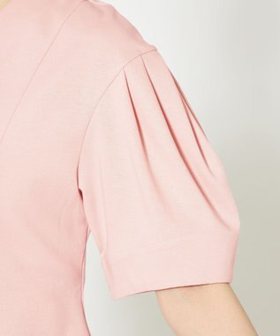 uncrave 【接触冷感・UVカット】ダブルフェイスジャージー 2WAYブラウス（uncrave STANDARD） ピンク