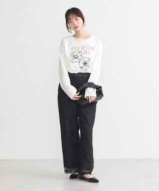 earth music&ecology アソートグラフィックロンＴ A