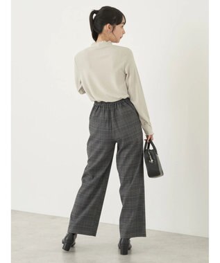 earth music&ecology テレコリブメローハイネックインナー Light Gray