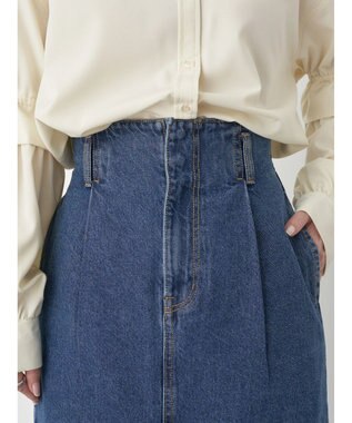 earth music&ecology ナローデニムスカート Medium Indigo