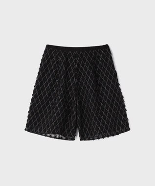 GRACE CONTINENTAL モチーフチュールパンツ ブラック