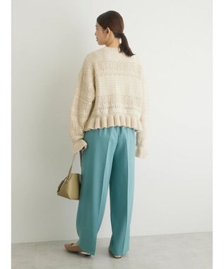 Green Parks ・Ｐｅｔｉｔ　Ｆｌｅｕｒ　センタープレスカラーパンツ Blue