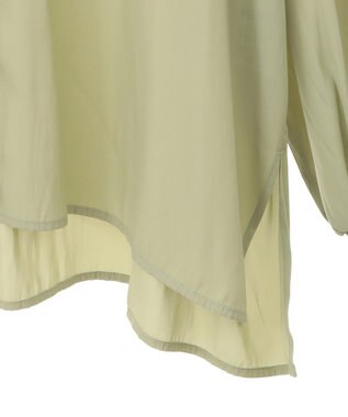 Green Parks サラフレブラウス（無地） Lime Green