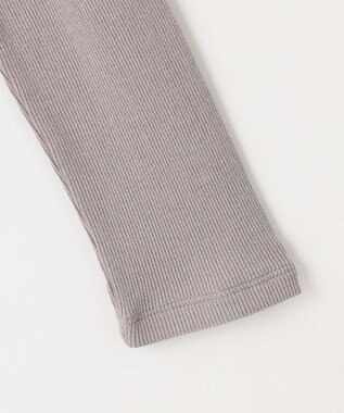 ANY 【洗濯機可】ラメハイネックＴシャツ グレー