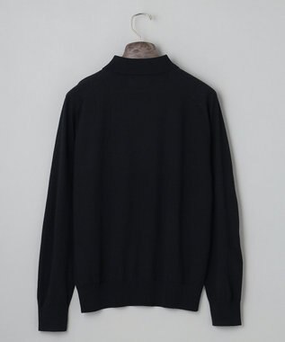 GOTAIRIKU ハイゲージ＿ニットポロ ブラック系