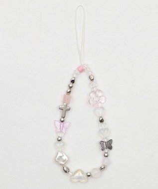 WEGO ビーズストラップキーホルダーG 柄1