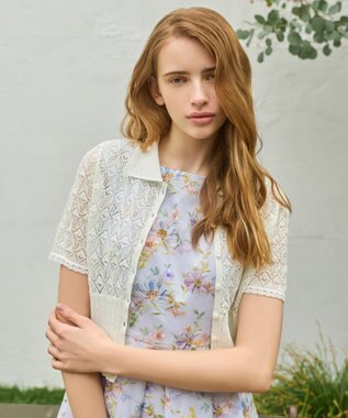 TOCCA 【星風まどかさん着用】SPIDER LACE KNIT レースニットカーディガン