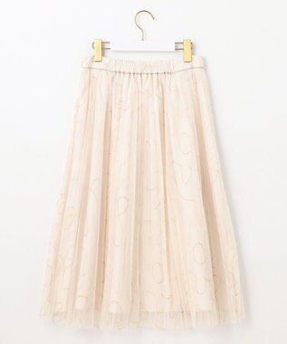 ANY SIS ラインアートプリーツ スカート アイボリー