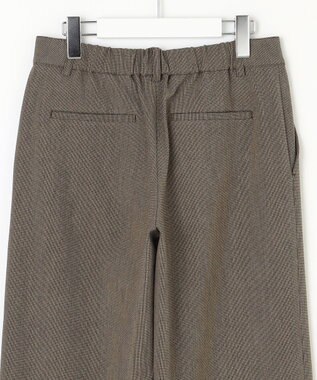 J.PRESS LADIES 【WEB限定カラーあり】T/Rアルガンシルク ワイド パンツ ブラウン系