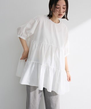 Green Parks ・ＥＬＥＮＣＡＲＥ　ＤＵＥ　ティアードチュニック Off White