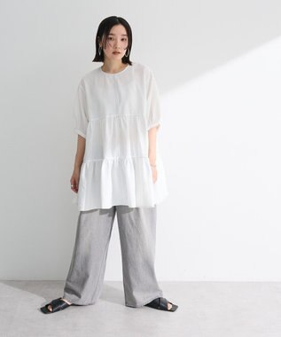 Green Parks ・ＥＬＥＮＣＡＲＥ　ＤＵＥ　ティアードチュニック Off White