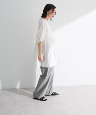 Green Parks ・ＥＬＥＮＣＡＲＥ　ＤＵＥ　ティアードチュニック Off White