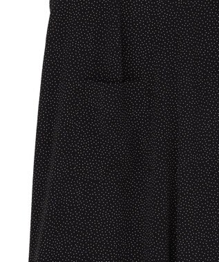 uncrave ドットプリント オールインワン ブラック×ホワイト