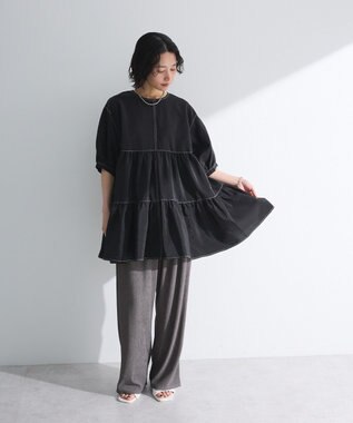 Green Parks ・ＥＬＥＮＣＡＲＥ　ＤＵＥ　ティアードチュニック Off White