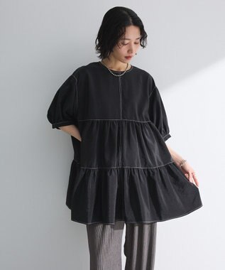 Green Parks ・ＥＬＥＮＣＡＲＥ　ＤＵＥ　ティアードチュニック Off White