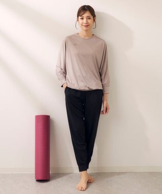 OP／FILA 【Kappa】フィットネスウェア 上下セット 長袖Ｔシャツ＋ロングパンツ