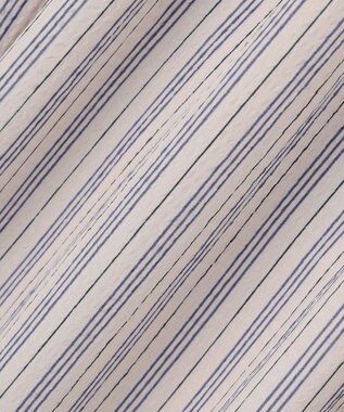 ANY SIS 【洗える】サッカーストライプ ワンピース アイボリーベース