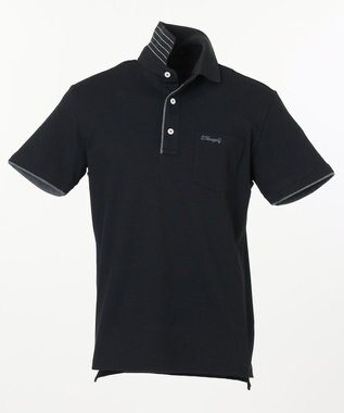 23区GOLF 新色追加！全色揃えたくなる逸品【MEN】【WEB限定/消臭/UV/吸汗速乾】カノコポロシャツ ブラック系