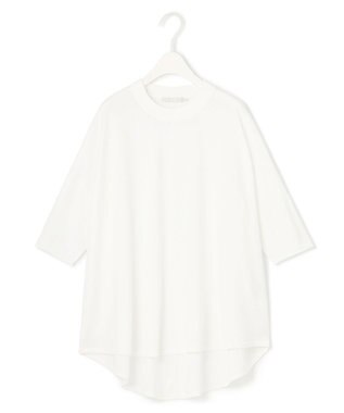 ICB 【新色追加・接触冷感・UVカット・洗える】 ヴィスコースナイロンハイゲージ 半袖プルオーバー オフホワイト系