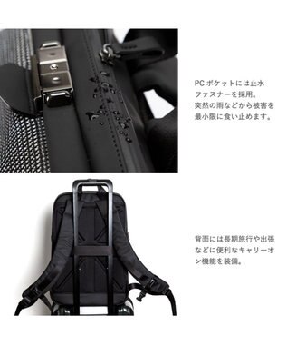 Atelier nuu Tondo fit ダレスバッグパック グレー