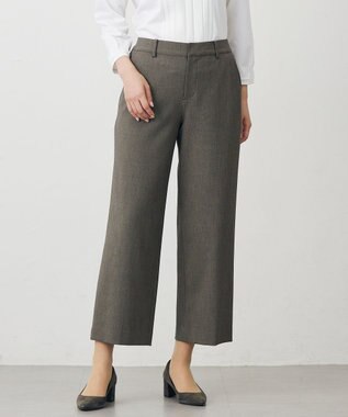 【WEB限定カラーあり】T/Rアルガンシルク ワイド パンツ