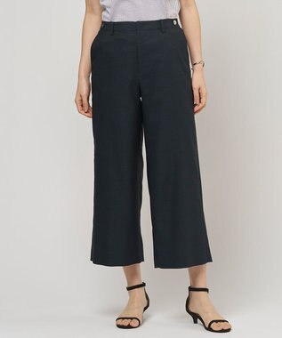 J.PRESS LADIES L FLAXASAオックス ワイド ストレート パンツ