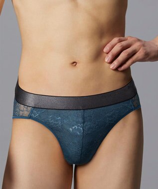 WACOAL MEN WACOAL MEN 【レースブリーフ】 ブリーフ フロント立体設計 通気性 花柄レース 前閉じ 下着 ビキニ メンズ WF1822 /ワコールメン サンドベージュ