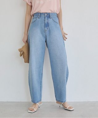  【ANGIE VINTAGE/SMLサイズ展開】カーブデニムパンツ