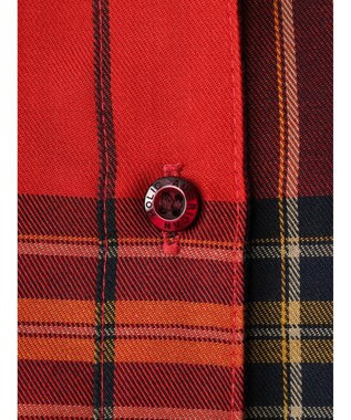 AMERICAN HOLIC イージーケアチェックシャツ Check RED