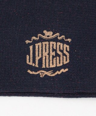 J.PRESS MEN 【定番】ハイゲージワイドストライプ リブソックス ネイビー系