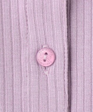 組曲 KIDS 【150-160cm】リブ・カットソーハオリ ラベンダー系