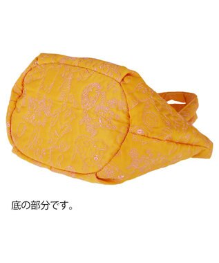 tsumori chisato CARRY 森のどうぶつ刺繍 トートバッグ オレンジ