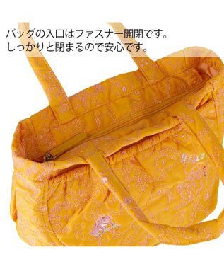 tsumori chisato CARRY 森のどうぶつ刺繍 トートバッグ オレンジ