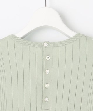 J.PRESS LADIES 【洗える】 PRINCESS クルーネック ニット ライトグリーン系