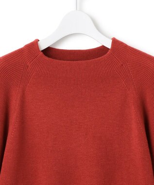 J.PRESS YORK STREET 【WOMEN】ANTI PILLING  ボトルネックニット オレンジ系