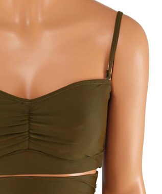 San-ai Resort（三愛水着楽園） オフショルダートップス付き3点セット水着　9M　【San-ai Resort（サンアイリゾート）】 ブラウン