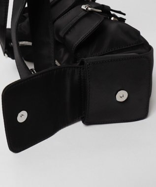 WEGO 金具デザインポケットショルダー ブラック