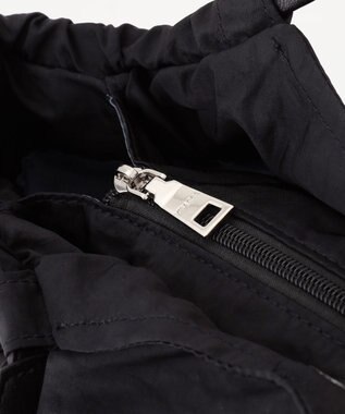 Y'SACCS 【Y’SACCS vous et】サイドギャザー2WAYトート Mサイズ ブラック